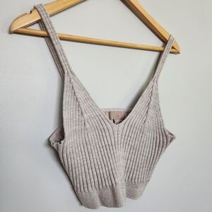 H&M - Ribbed Knit Tank Top - nwot